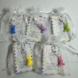 Colorful Bunny Keychains